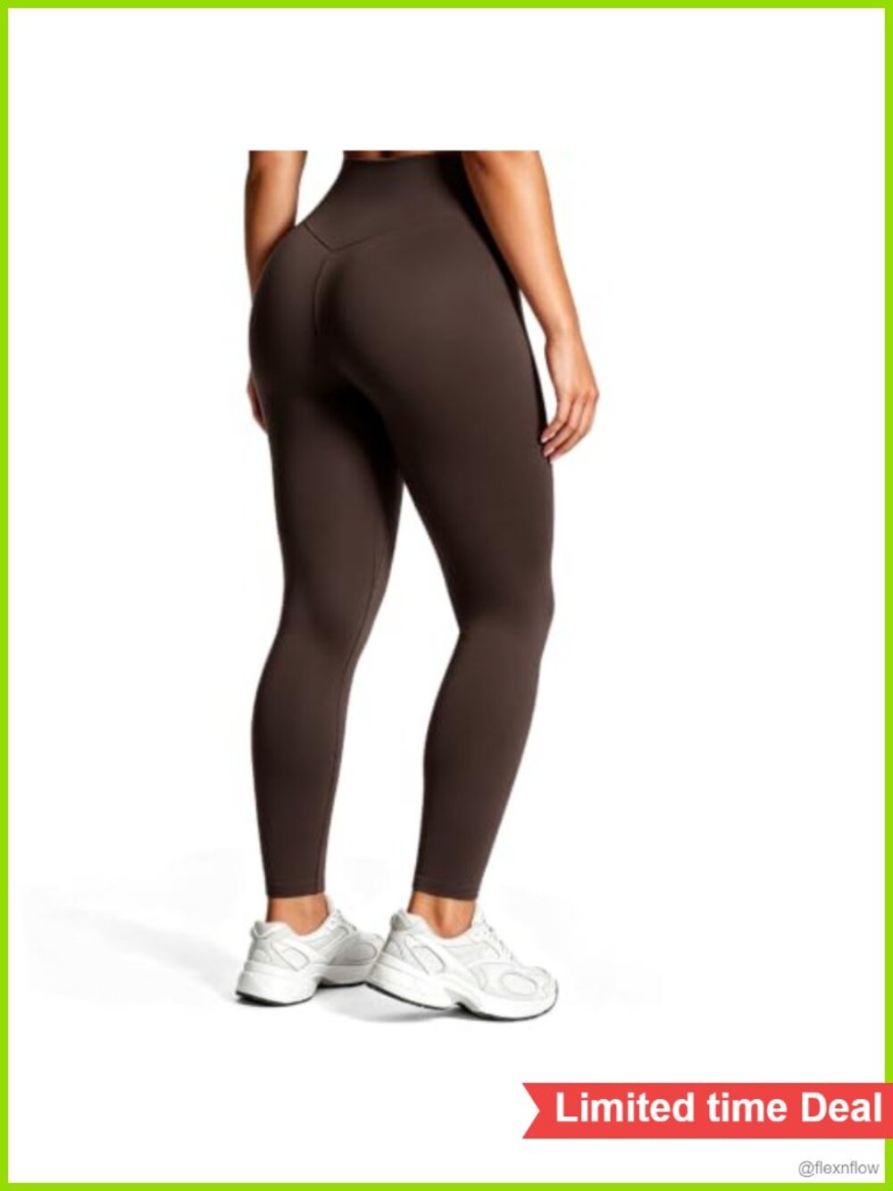 Aoxjox Metamorph Deep V High Waisted Yoga Leggings 26 In Ankle Length